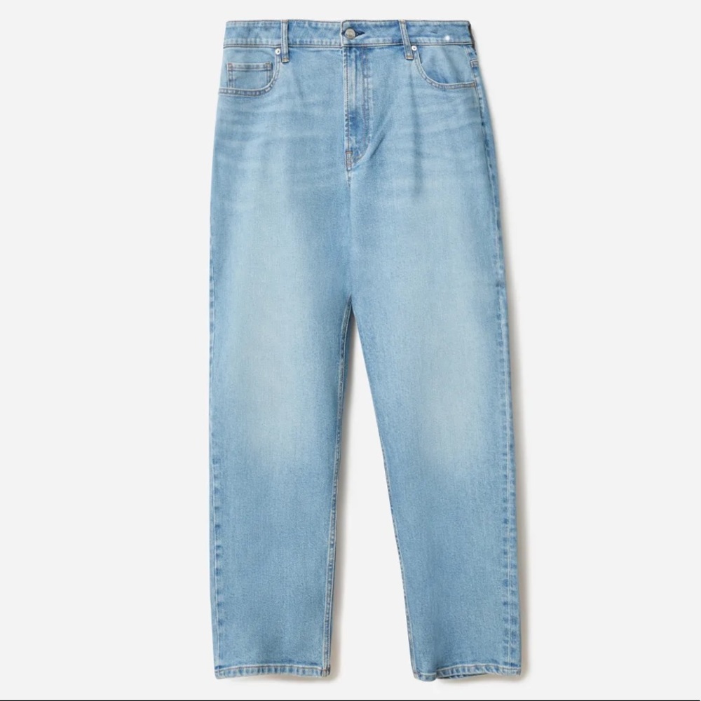 Everlane light wash cheeky curvy jean